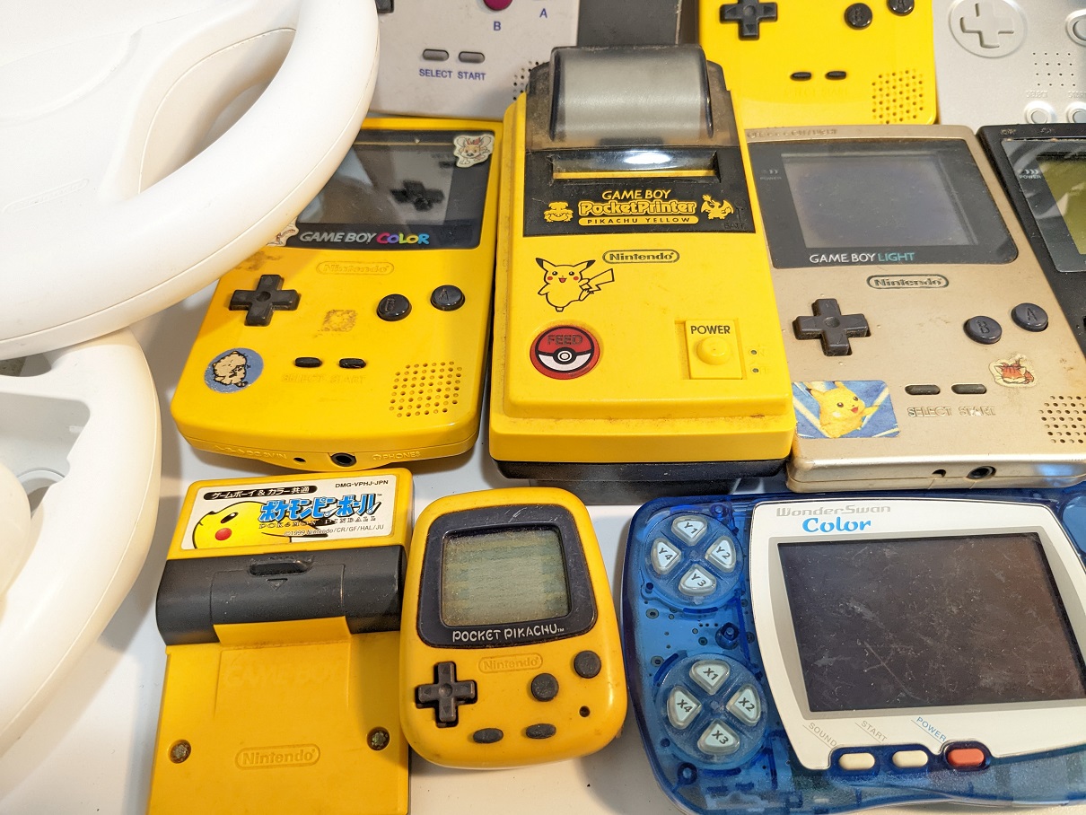 ポケモン×ゲームボーイ ポケットプリンター（ピカチュウイエロー）等 まとめて買取入荷しました！ | 買取査定のハレバレ屋｜1日1組限定  遺品査定・生前査定・出張査定を無料出張で提供｜千葉・東京・茨城 関東一円